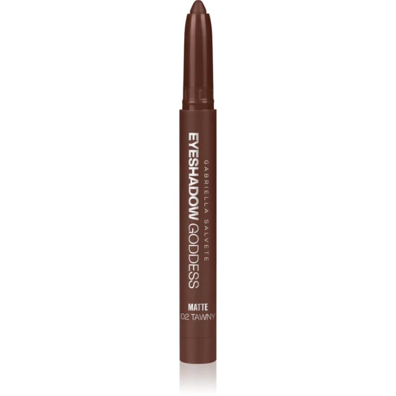 Gabriella Salvete Eyeshadow Goddess кремави сенки са очи с молив цвят Matte 02 Tawny 1.3 гр.