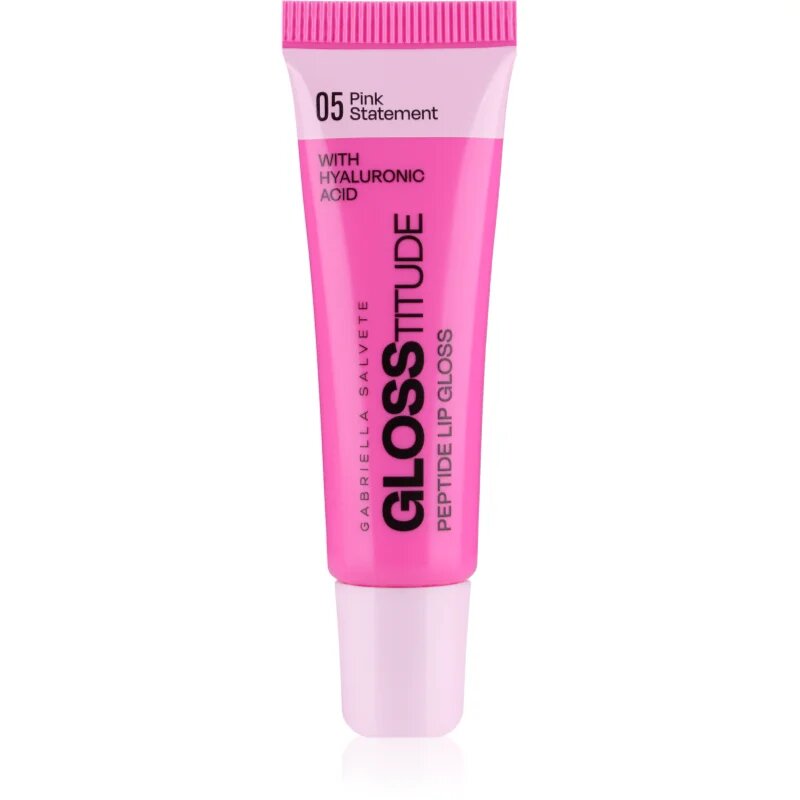 Gabriella Salvete Glosstitude Peptide Lip Gloss хидратиращ блясък за устни цвят 05 Pink Statement 10 мл.