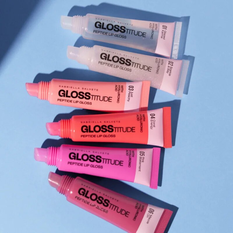 Gabriella Salvete Glosstitude Peptide Lip Gloss хидратиращ блясък за устни цвят 05 Pink Statement 10 мл.
