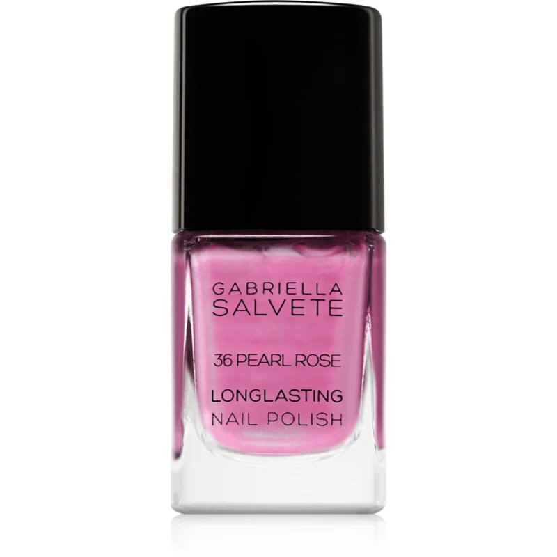 Gabriella Salvete Longlasting Enamel дълготраен лак за нокти перлен блясък цвят 36 Pearly Rose 11 мл.