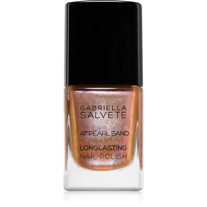 Gabriella Salvete Longlasting Enamel дълготраен лак за нокти перлен блясък цвят 47 Pearl Sand 11 мл.