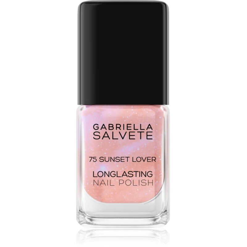 Gabriella Salvete Longlasting Enamel дълготраен лак за нокти с блясък цвят 75 Sunset Lover 11 мл.