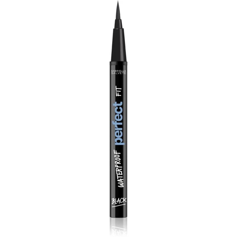 Gabriella Salvete Perfect Fit Waterproof водоустойчива очна линия писалка цвят Black 0.6 мл.