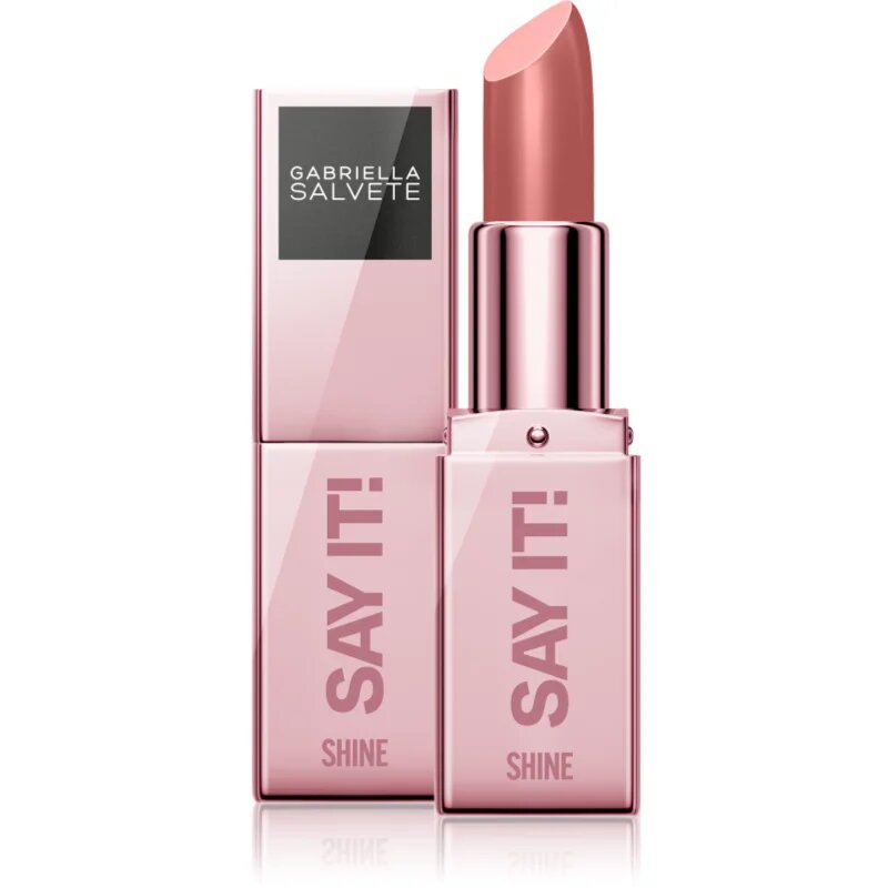 Gabriella Salvete Say It! And Shine! хидратиращ гланц за устни цвят 02 35 гр.