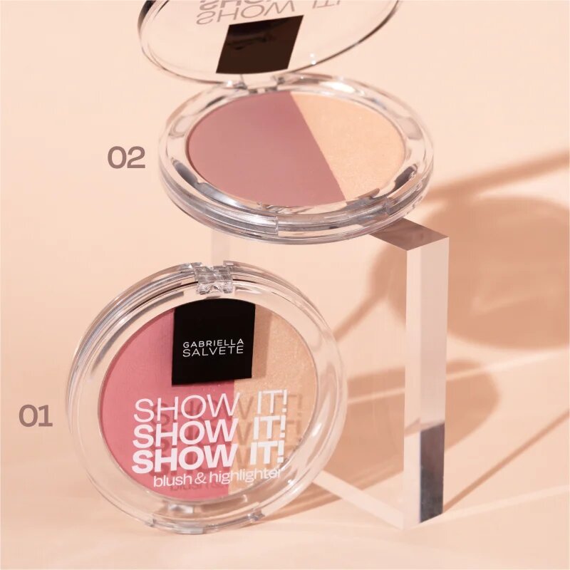 Gabriella Salvete Show It! озаряващ руж цвят 02 9 гр.