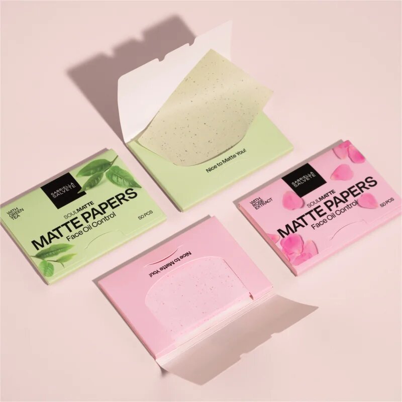 Gabriella Salvete SoulMatte Green Tea матиращи листчета със зелен чай 50 бр.