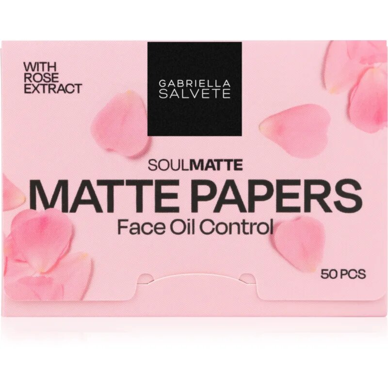Gabriella Salvete SoulMatte Rose Extract матиращи листчета с розово масло 50 бр.