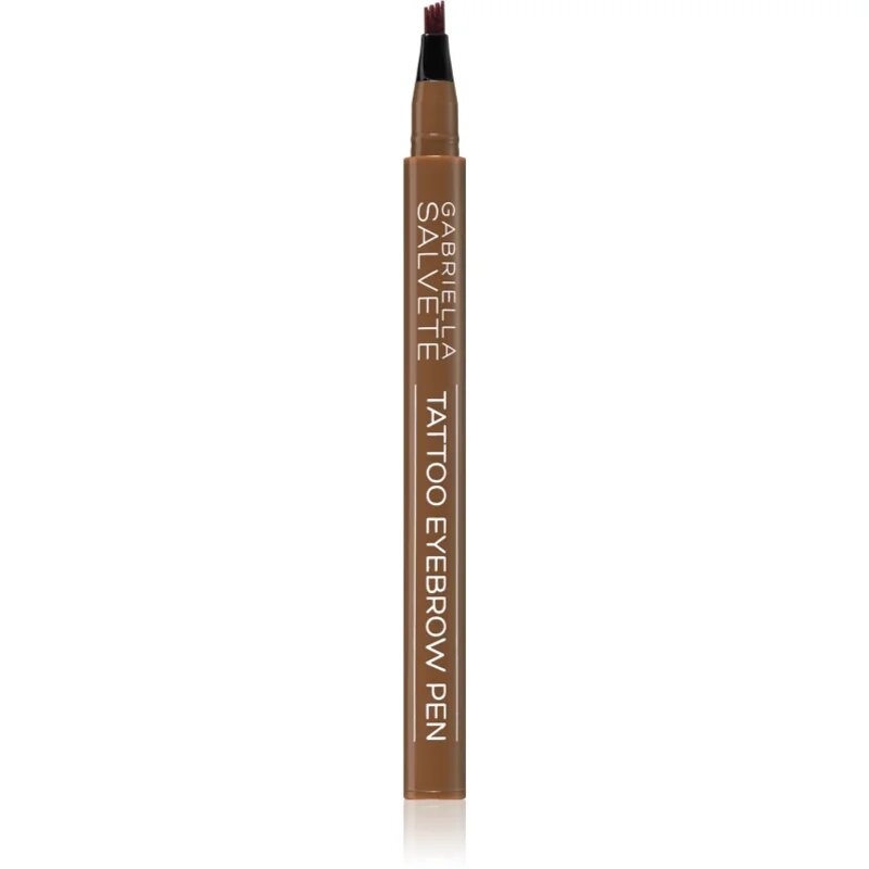 Gabriella Salvete Tattoo Eyebrow Pen маркер за вежди цвят 02 Brown 028 гр.