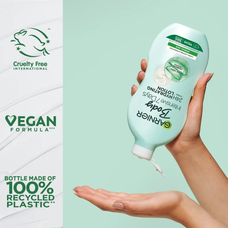 Garnier Body Intensive 7 Days хидратиращо мляко за тяло с алое вера 400 мл.