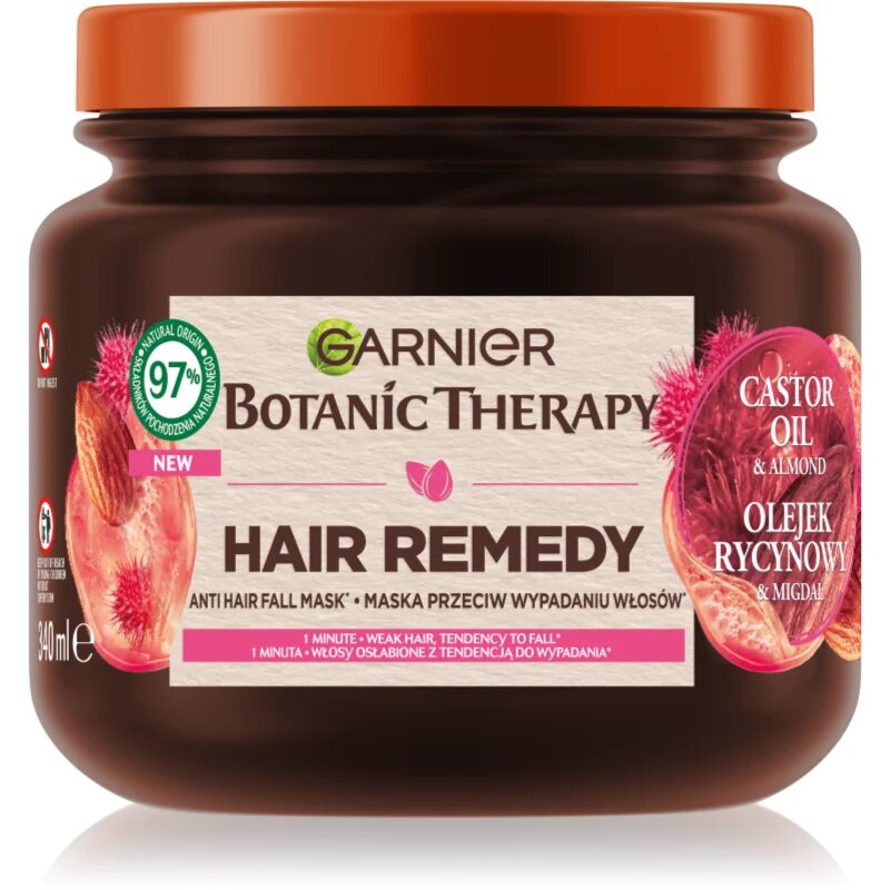 Garnier Botanic Therapy Hair Remedy подсливаща маска за слаба склонна към оредяване коса 340 мл.