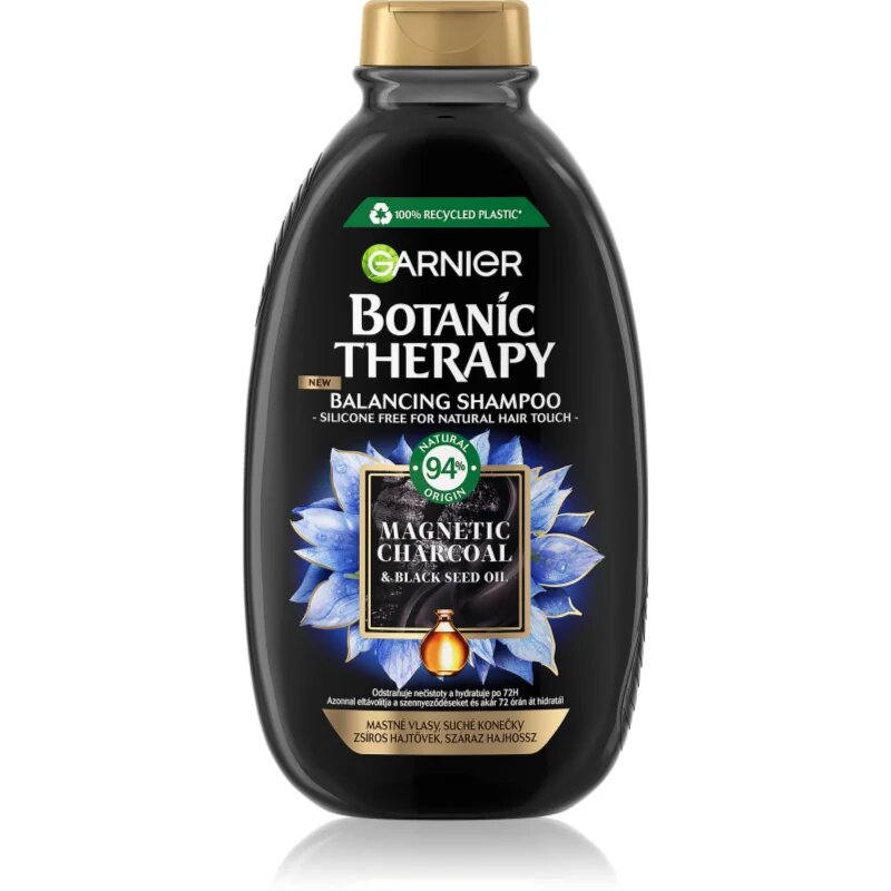 Garnier Botanic Therapy Magnetic Charcoal шампоан за мазен скалп и сухи краища на косата 400 мл.
