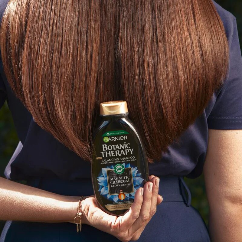 Garnier Botanic Therapy Magnetic Charcoal шампоан за мазен скалп и сухи краища на косата 400 мл.