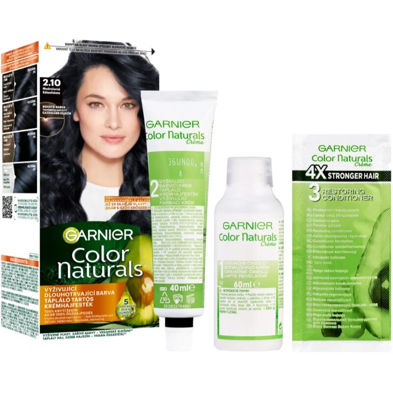 Garnier Color Naturals Creme боя за коса цвят 2.10 Blueberry Black 1 бр.