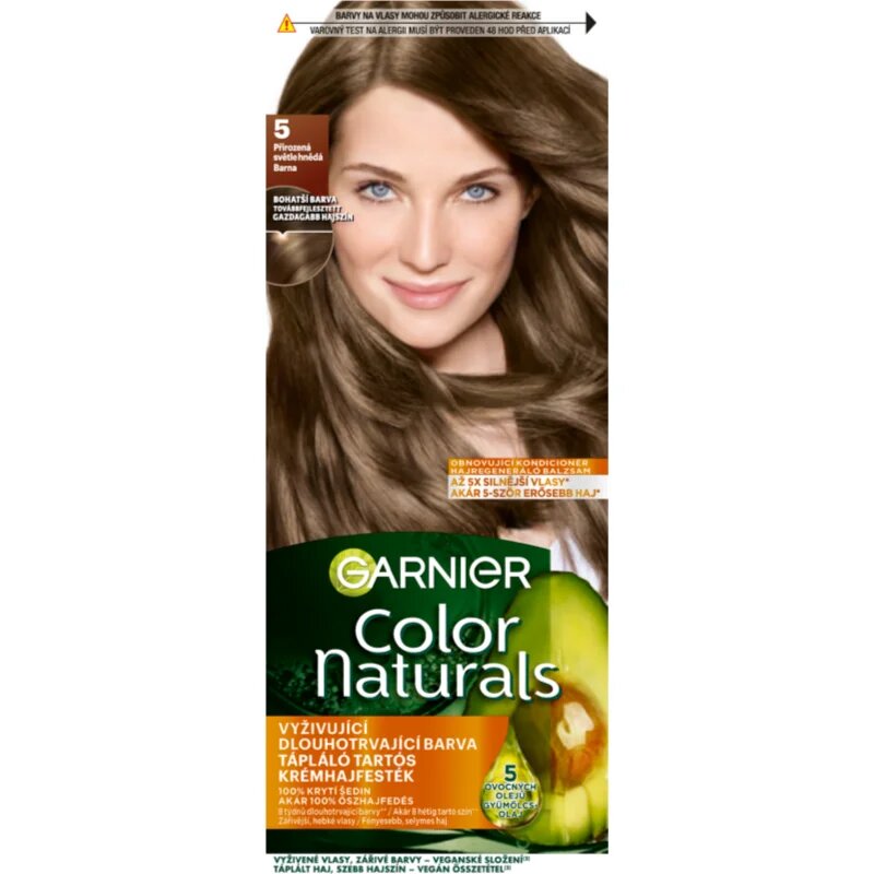 Garnier Color Naturals Creme боя за коса цвят 5 Natural Light Brown 1 бр.