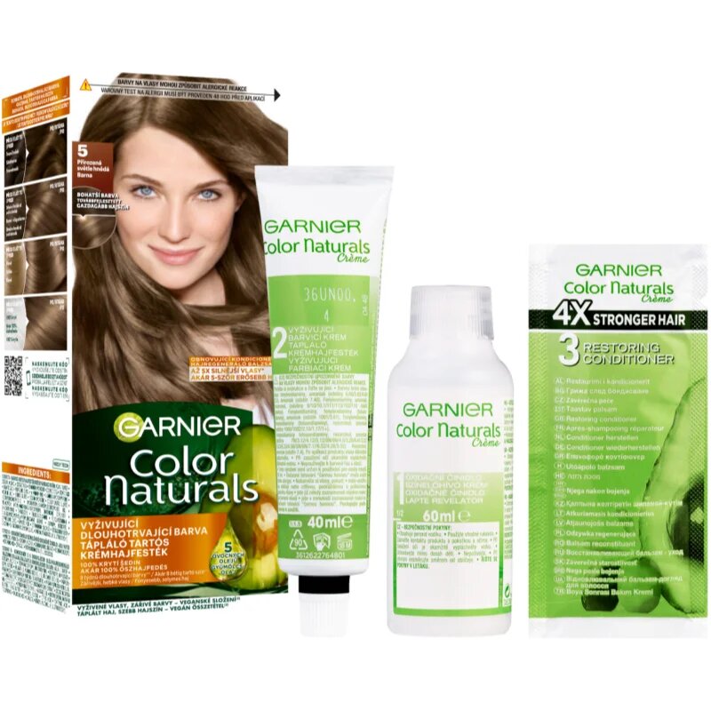Garnier Color Naturals Creme боя за коса цвят 5 Natural Light Brown 1 бр.