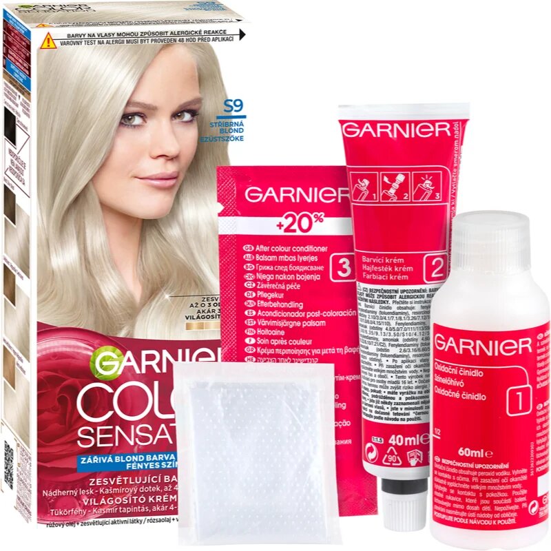 Garnier Color Sensation The Vivids боя за коса цвят S9 Silver Diamond Blond 1 бр.