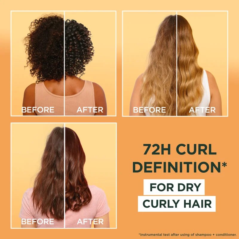 Garnier Fructis Cocoa Butter Hair Food изправящ шампоан за непокорна коса 350 мл.