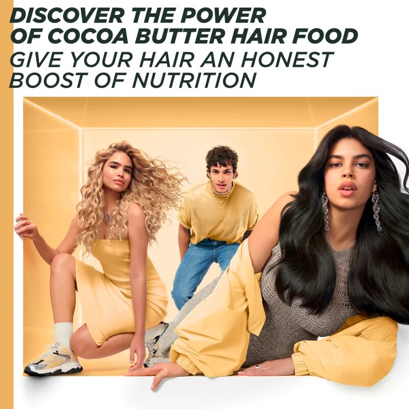Garnier Fructis Cocoa Butter Hair Food изправящ шампоан за непокорна коса 350 мл.