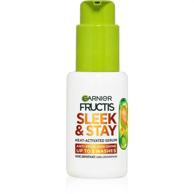 Garnier Fructis Keratin Sleek серум за суха и увредена коса 50 мл.