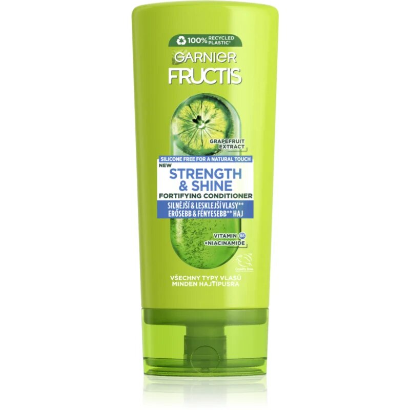 Garnier Fructis Strength & Shine подсилващ балсам за подсилване и блясък на косата 200 мл.