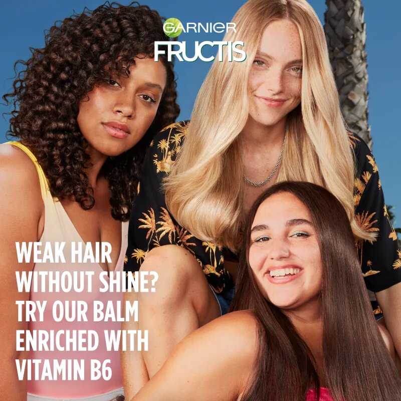 Garnier Fructis Strength & Shine подсилващ балсам за подсилване и блясък на косата 200 мл.