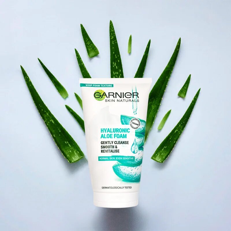 Garnier Hyaluron + Hyaluronic Aloe почистваща пяна 150 мл.