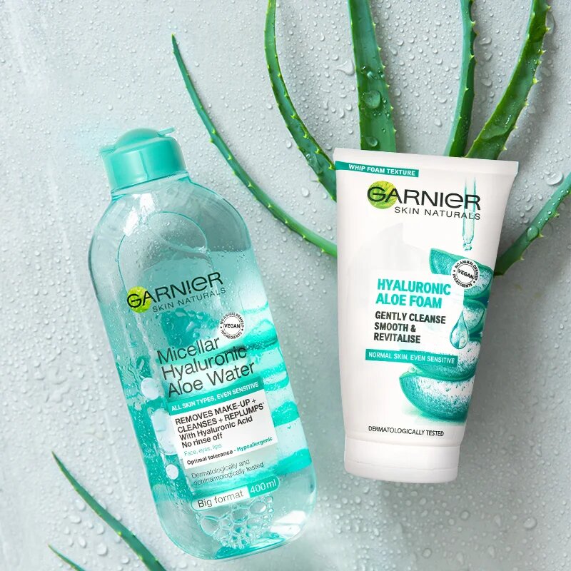 Garnier Hyaluron + Hyaluronic Aloe почистваща пяна 150 мл.