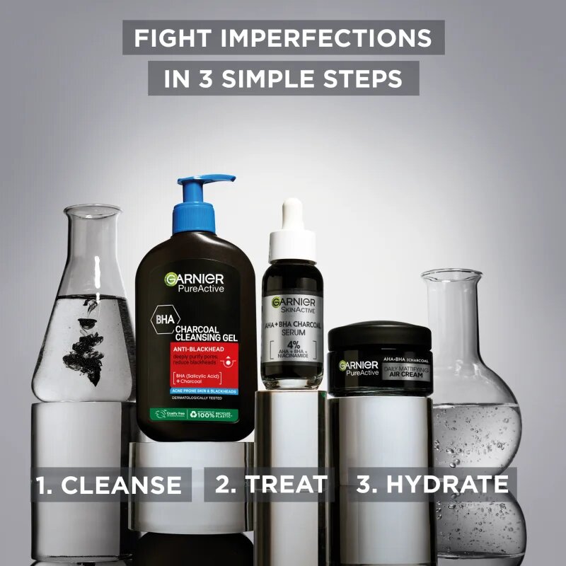 Garnier Pure Active лек гел-крем за кожа с несъвършенства 50 мл.
