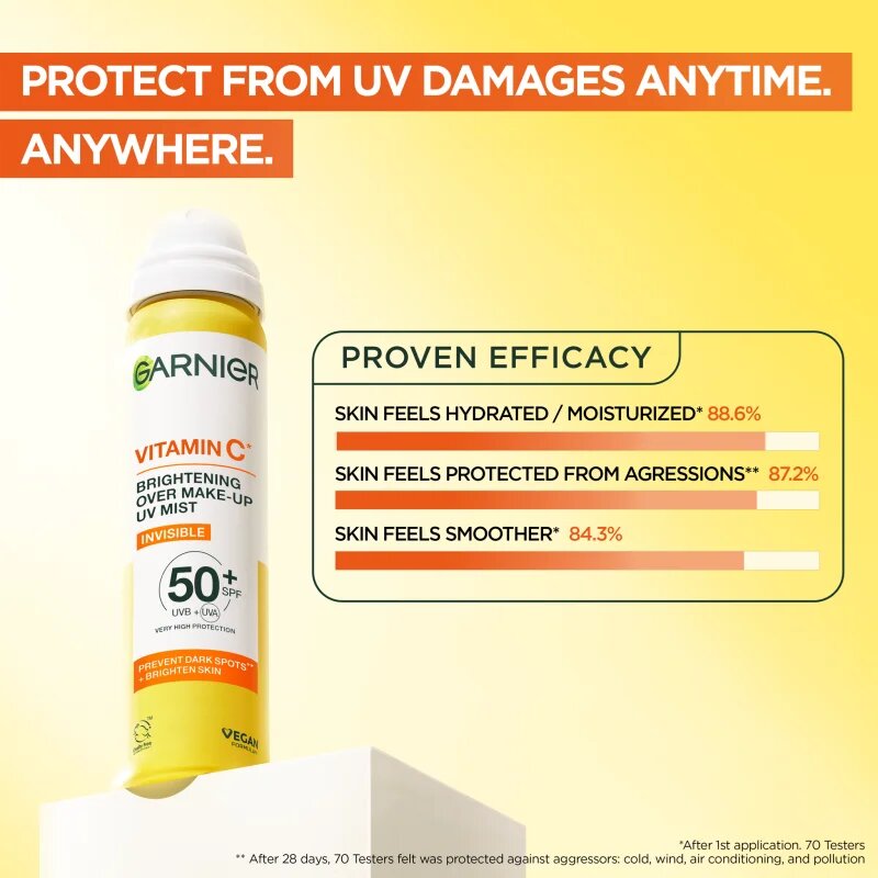 Garnier Vitamin C мъгла за лице (озаряващ) SPF 50+ 75 мл.