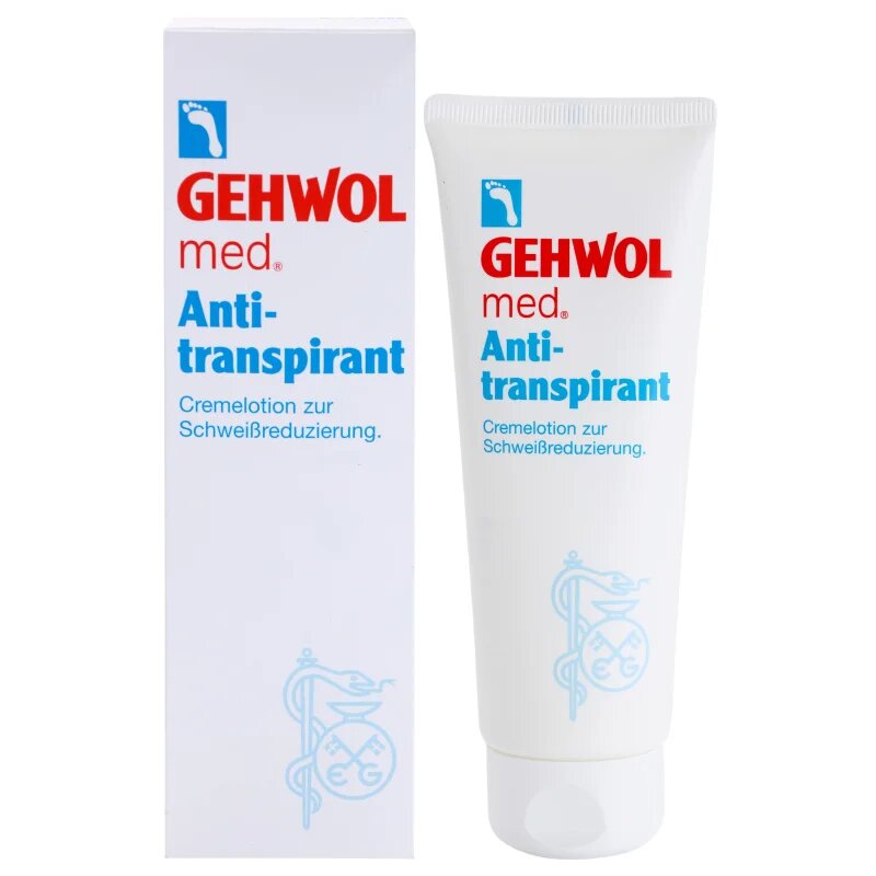 Gehwol MED. антиперспирант-крем за намаляване на потенето за крака 125 мл.