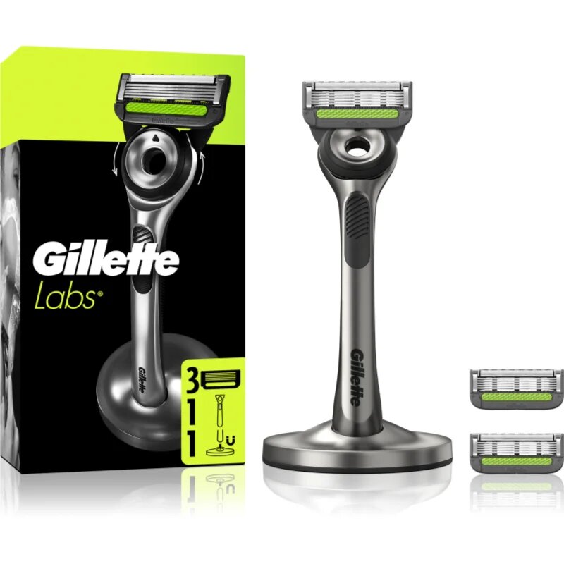 Gillette Labs самобръсначка с поставка + резервни ножчета 1 бр.