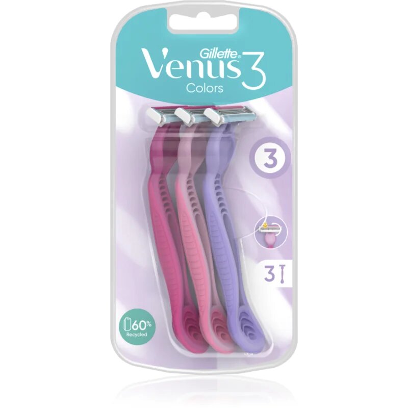 Gillette Venus 3 Plus остриета за еднократна употреба 3 бр.