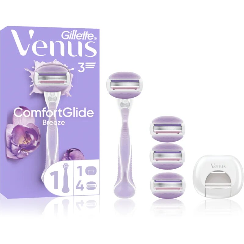 Gillette Venus ComfortGlide Breeze самобръсначка + резервни остриета 4 бр.