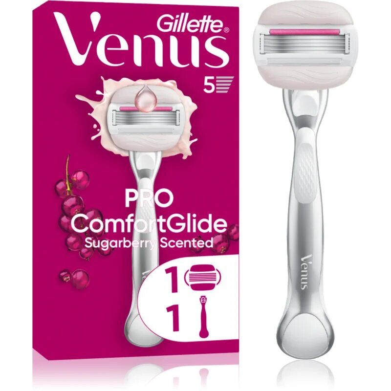 Gillette Venus ComfortGlide Sugarberry самобръсначка със сменяема глава 1 бр.