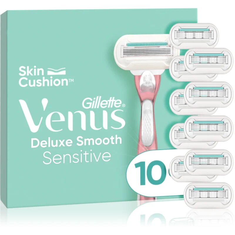 Gillette Venus Deluxe Smooth Sensitive Резервни остриета 10 бр.