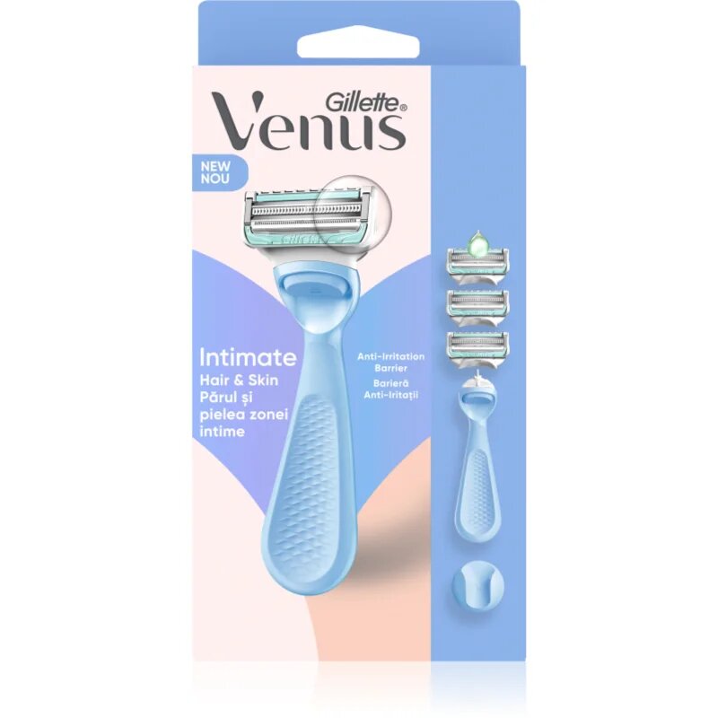 Gillette Venus Intimate дамски епилатор за оформяне на бикини линията + резервни ножчета 3 бр.
