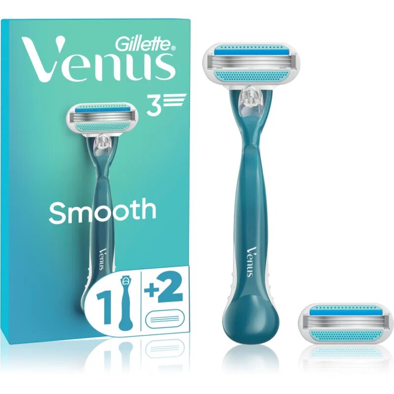 Gillette Venus Smooth самобръсначка +2 резервни глави 1 бр.