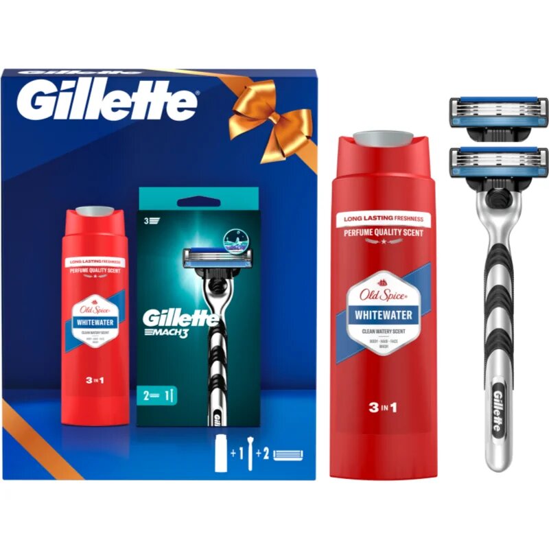 Gillette Whitewater + Mach3 Gift Set подаръчен комплект