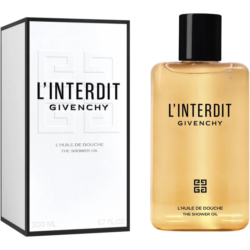 Givenchy L’Interdit душ масло пълнещ за жени 200 мл.