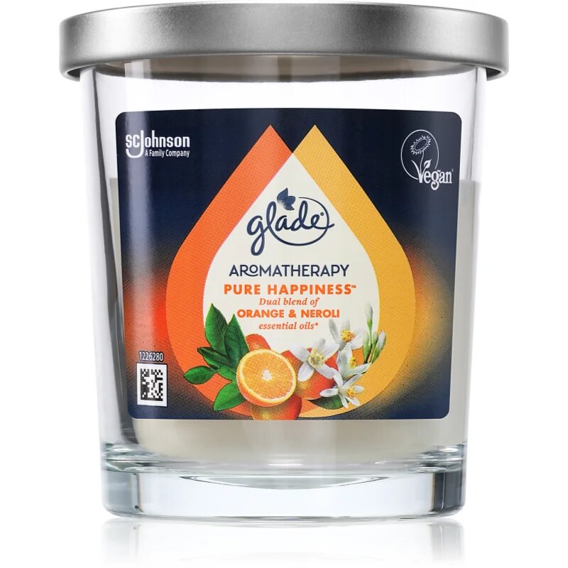 Glade Aromatherapy Pure Happiness ароматна свещ 170 гр.