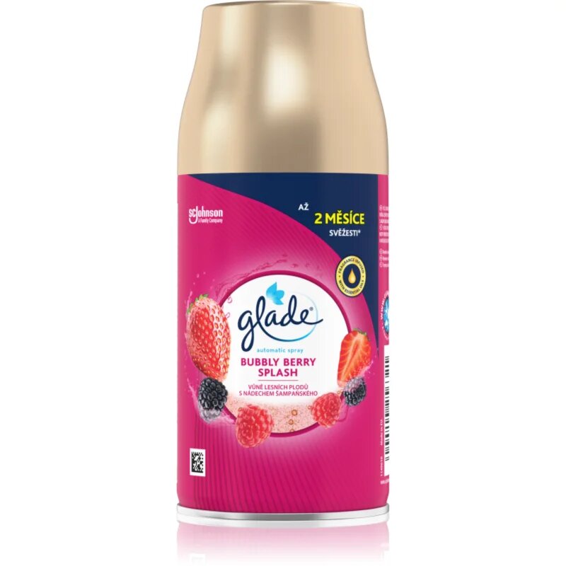 Glade Automatic Bubbly Berry Splash автоматичен освежител на въздуха пълнител 269 мл.