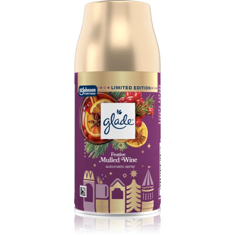 Glade Automatic Festive Mulled Wine автоматичен освежител на въздуха пълнител 269 мл.
