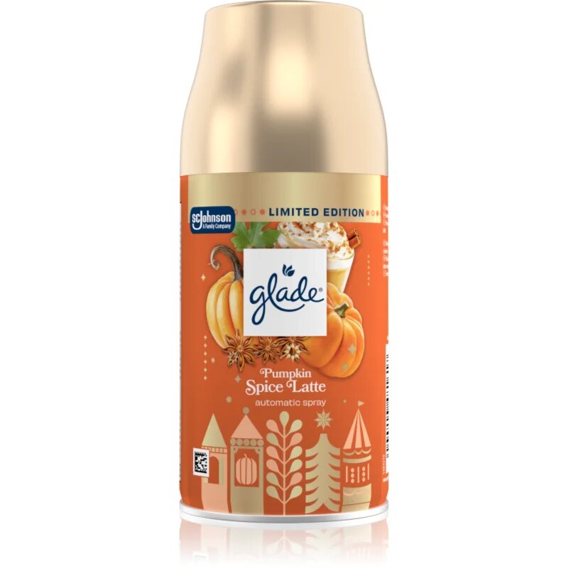 Glade Automatic Pumpkin Spice Latte автоматичен освежител на въздуха пълнител 269 мл.
