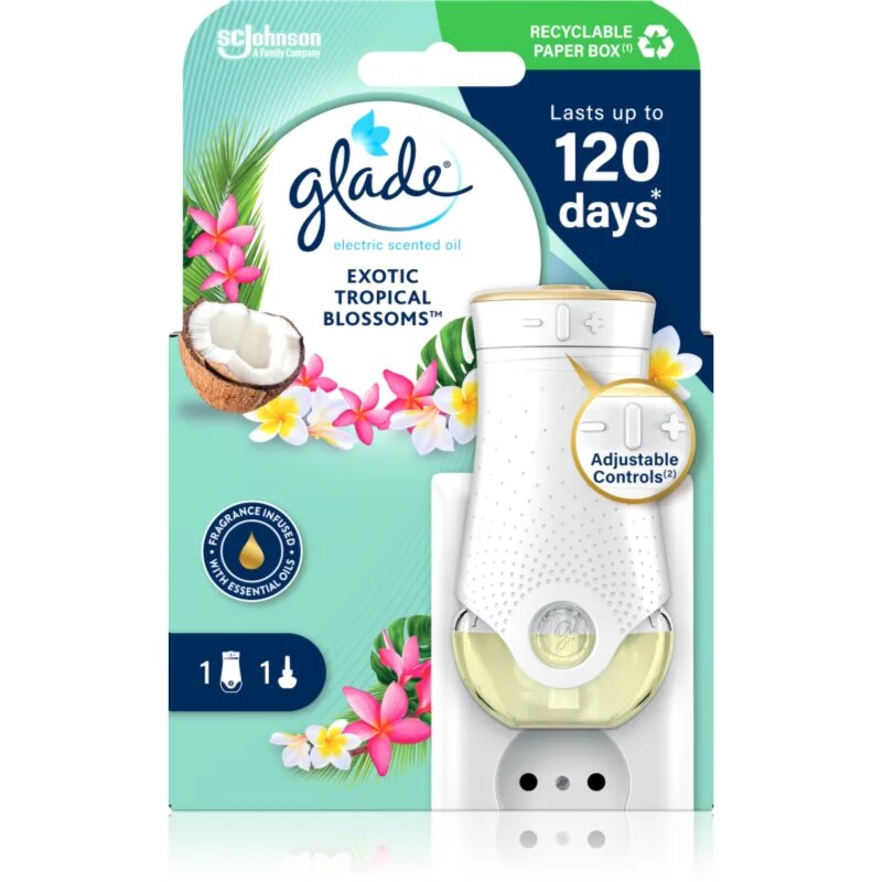 Glade Exotic Tropical Blossoms електрически уред за освежаване на въздуха 20 мл.