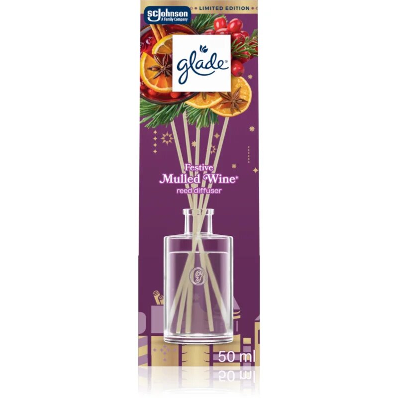 Glade Festive Mulled Wine aроматизиращ дифузер с пълнител 50 мл.