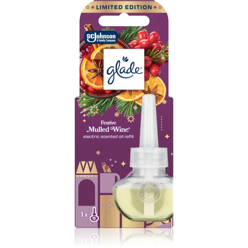 Glade Festive Mulled Wine пълнител за електрически дифузер 20 мл.
