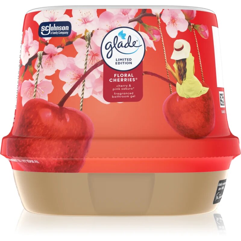 Glade Floral Cherries ароматен гел за банята 180 гр.