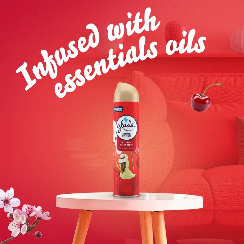Glade Floral Cherries ароматизатор за въздух 300 мл.