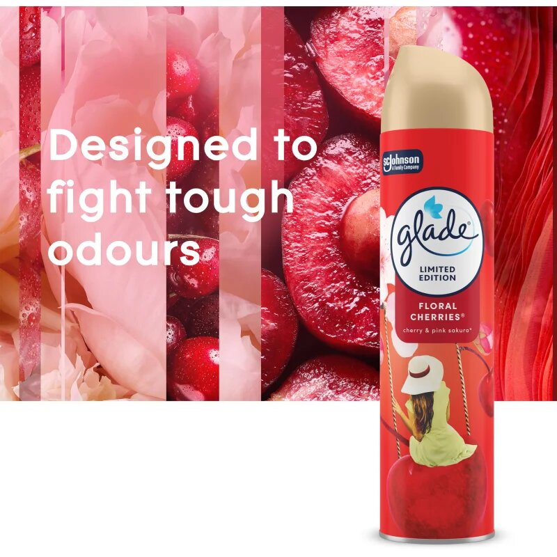 Glade Floral Cherries ароматизатор за въздух 300 мл.