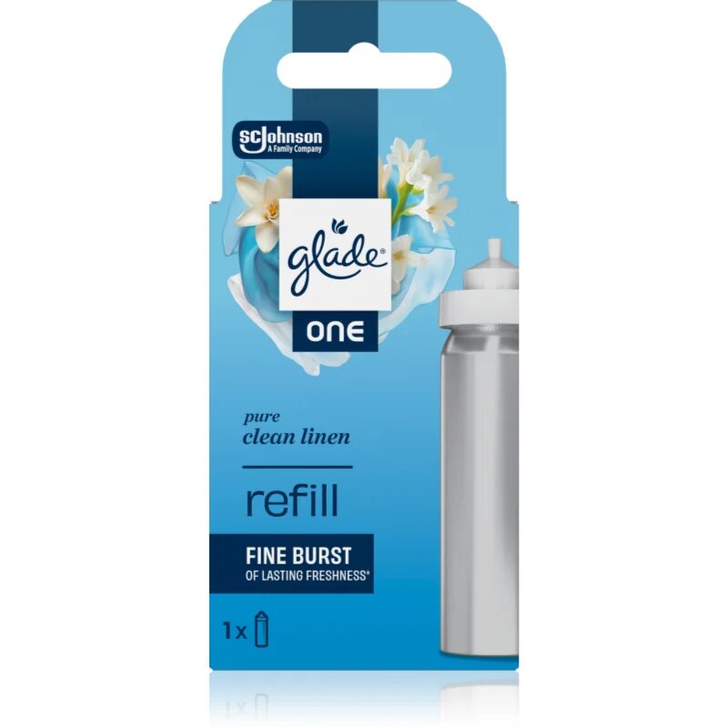 Glade ONE Pure Clean Linen резервен пълнител за освежител за въздух 10 мл.